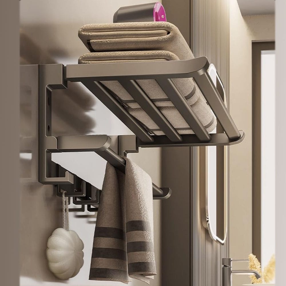 Brimix Folding Towel Rack - Image 2